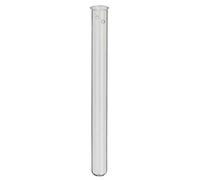 10 provette in vetro con foro e inserto per vaso, 16 x 160 mm
