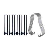 10 punte di ricambio standard per Lenovo Precision Pen 2 Laptop & Active Pen 3, controllo preciso, adatti allo schermo, colore nero