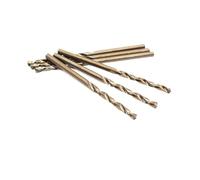 10 punte elicoidali per trapano elicoidali in acciaio al cobalto HSS-CO M35 da 3,3 mm con codolo dritto, 3,1, 3,2, 3,3, 3,4, 3,5, 3,6, 3,7, 3,8, 3,9, 4,0 mm