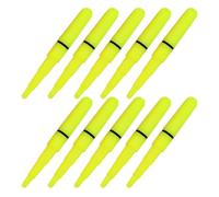 10 punte per canna da pesca Glow Sticks durante la notte a LED Ligt, puntali per allarme, asta permanente