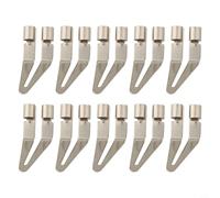 10 punte per saldatore con testa liscia per riparazione di saldatura in plastica, punta triangolare a 45 gradi, compatibile con tubi in polipropilene, paraurti auto lavaggio