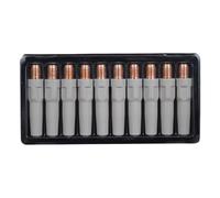 10 punte per saldatura da 0,8/1/1,2 mm, connettori M6 x 40 mm, ugelli in rame, ugelli per riparazione meccanica, punte per saldatura