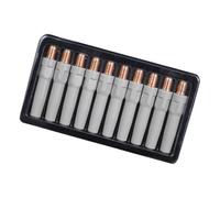 10 punte per saldatura da 0,8/1/1,2 mm, connettori M6 x 40 mm, ugelli in rame, ugelli per riparazione meccanica, punte per saldatura