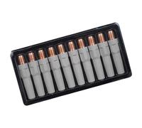 10 punte per saldatura da 0,8/1/1,2 mm, connettori M6 x 40 mm, ugelli in rame, ugelli per riparazione meccanica, punte per saldatura
