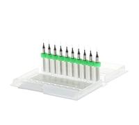 10 punte per trapano PCB con codolo da 0,2 mm, codolo da 0,2 mm