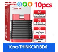 10 pz-100 pz THINKCAR BD6 OBD2 Scanner Tutte le Auto Sistema Completo Diagnosi A Vita Gratuita obd 2 Strumento Diagnostico 100pcs THINKCAR BD6