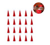 10 Pz 12X6CM Natale Caps Posate Holder Forchetta Cucchiaino Set di stoviglie da
