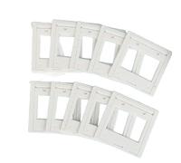 10 PZ 135 Supporti per diapositive multiuso in plastica bianca Protezioni per texture perfette per un facile inserimento e protezioni Telaio del proiettore