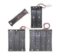 10 pz 1x2x3x4x18650 scatola di immagazzinaggio batteria 1 2 3 slot porta batteria montaggio auto contenitore con filo di piombo (18650 2X)