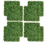 10 pz 25 cm artificiale eucalipto siepe pannello da parete giardino artificiale verticale giardino pianta finta erba bosso decorazione di nozze