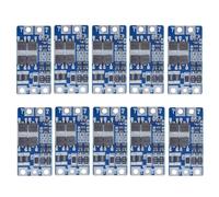 10 pz 2S 7.4V 10A Scheda di Protezione Equalizzatore Modulo Equalizzatore | Include 10 schede di protezione blu 2S 7.4V 10A con funzionalità di bilanciamento per una gestione bilanciata della tensione