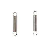 10 pz 304 acciaio inossidabile molla di tensione 0,7 * 5 mm diametro filo gancio a S rotondo bobina pullback estensione metallica(15mm,5mm-Round hook/0.7mm)