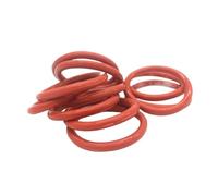 10 pz 3mm CS Rosso Silicone O Ring Guarnizione Guarnizione OD 90mm-200mm Guarnizioni Buona Elasticità VMQ O Anello di Tenuta Guarnizione Gromment(165x159x3mm)