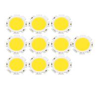10 pz 3W LED Chip Caldo Bianco/Naturale Bianco/Bianco Lampadina Ad Alta Potenza Chip Lampada A Risparmio Energetico Piastra In Alluminio Rotonda COB LED Chip(Caldo 3000K)