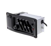 10 Pz 4 Bande Chitarra Acustica EQ Equalizzatore Chitarra Acustica Preamplificatore Amplificatore Pickup Piezoelettrico Uscita 6.5MM