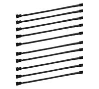 10 PZ 4 Pin Cavo di Estensione della Ventola Connettore Caso Maschio A Femmina Cavi di Prolunga Compatibile Con 4 Pin/3 Pin Fan