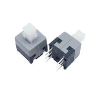 10 PZ 8.5 * 8.5 MM interruttore autobloccante testa quadrata 3.3X3.3 doppia 6-pin 3X3 interblocco interruttore a pulsante console(Unlock x10PCS)
