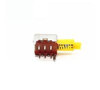 10 Pz A06 6pin TV Interruttore di Alimentazione con Molla Autobloccante Giallo DC 12 V 50MA Unidirezione Interruttore A Pulsante