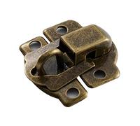 10 pz antico Hasp Fibbia Decorativa Retro Jewelry Box Hasp per Cassetto Cabinet Casse di Legno Scatola Antico Hasps Mobili Fibbia