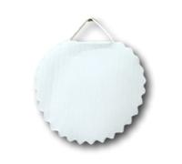 10 Pz Appendiquadri Appendicartelli In Carta Bianca