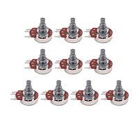 10 Pz B250K Chitarra Metrica Dimensioni Potenziometro Lineare Taper Potenziometro Parti di Ricambio Chitarra Elettrica Pentole di Controllo Dimensioni Metriche