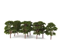10 Pz Banyan Trees Model Train Scenario Paesaggio Scala 1:75 Verde Scuro