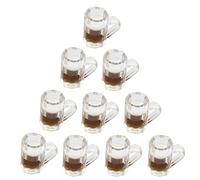 10 pz Bicchiere da Birra in Miniatura Case delle Bambole Modelli Boccali Piccoli Bicchieri da Degustazione Regalo per Bambini Simulato Tazza Vino Accessori in Resina Decori per la Casa da