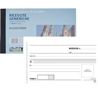 10 pz Blocco ricevute generiche 50fg x 2 - A6