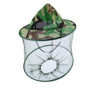 10 PZ Cappello da Apicoltore Protettivo Mimetico Cappello da Apicoltore in Rete for Insetti Cappello da Scialle Anti-Zanzara Cappello da Pesca all'Aperto Cappello da Pesca ,Strumento per apicoltori