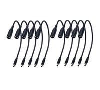 10 PZ Cavo di Alimentazione Del Computer Portatile 7.4mm Femmina A 4.5mm Maschio Convertitore Cavo Adattatore per Dell Piccole Punte