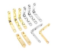 10 Pz Cerniera Pieghevole a 90° in Lega di Zinco per Box