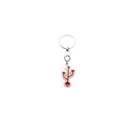 10 pz ciondolo usb smaltato rosso con portachiavi laureato informatica bombonier