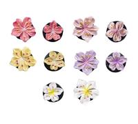 10 pz Clip Deodorante per Auto di Fiore di Margherita, Diffusore Profumo Auto, Deodorante per auto a forma di margherita, Deodorante per Auto Clip di Sfiato, accessorio per la decorazione per interni