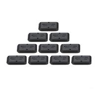 10 PZ Clip On Nucleo di Ferrite Soppressore Del Rumore, Filtro Per Anello Per Cavo USB Audio Computer Cables, Snap Bead Data Line Interferenze