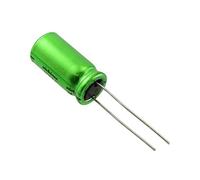 10 pz. condensatore elettrolitico elettrodeless bipolare 1uF 50V 5x12,5mm