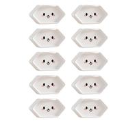 10 Pz/confezione di protezioni per prese di corrente invisibili facili da usare per bambini in silicone sicuro presa di corrente copertura protettiva facile installazione protezioni per prese