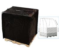 10 PZ COVER CAPPUCCI COPERTURA NERA LD COPRIPALLET CM.120+52+52x220