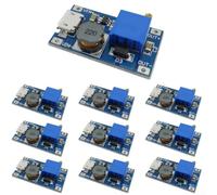 10 Pz Dc Dc Step Up Convertitore Con Regolatore di Tensione Regolabile Bordo Per Progetti Elettronica Fai Da Te E Strisce Led