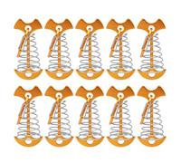 10 pz Deck Planks Board Tenda Pali Ancore Ancore A Molla Ancore Fishbone Deck Piolo Fishbone Guyline Cord Regolatore