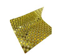10 Pz decorazione adesiva 30x30 vetro e specchio glitter mattonella adesiva