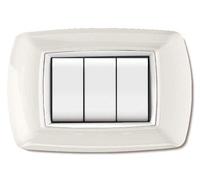 PLACCA LIFE LIVING PLAST BIANCO 3P CORNICE BIANCO- 10,0 pz