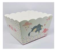 10 PZ DISNEY DUMBO ROSA Vaso Confettata Porta dolci 16x16x12 cm 0TLK