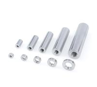 10 pz Distanziatori Rotondi Filettati In Alluminio M3 M4 M5 M6 M8 Rondella Piatta Boccola Guarnizione Distanziatore Manica Distanziali (Color : 3mm, Size : M4)