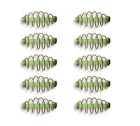 10 pz esche lanciatore alimentatore bobina metodi in linea pesca attrezzature primavera attrezzatura accessori da pesca