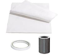 10 Pz Filtro purificatore d'aria Cotone - Cotone filtrante bianco per contrastare la polvere | Filtro elettrostatico in cotone HEPA Filtro Nastro Rimuovi le parti di filtrazione dell'aria per