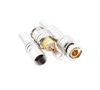 10 pz Fotocamera Q9-5 BNC Spina Maschio Connettore RF Adattatore Accoppiatore Video 75-3-4-5 Saldatura Libera