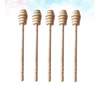 10 pz Honey Stir Bar Impugnatura Barattolo Cucchiaio Pratico Mestolo Di Legno