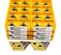 10 pz Inserti in metallo duro TNMG160404L TNMG160404R ES VP15TF US735 UE6020 Utensili for tornitura esterni TNMG 160404L 160404R(TNMG160404L,VP15TF)