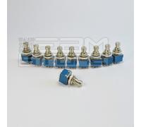 10 pz Interruttore 3PDT TRUE BYPASS foot switch pedale piede - ART. EG02