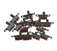 10 pz Interruttore a scorrimento SPDT 50 V 0,5 A SS12F15 Toggle Interruttore a scorrimento verticale Montaggio a pannello PCB 3/4/5/6mm(3MM)